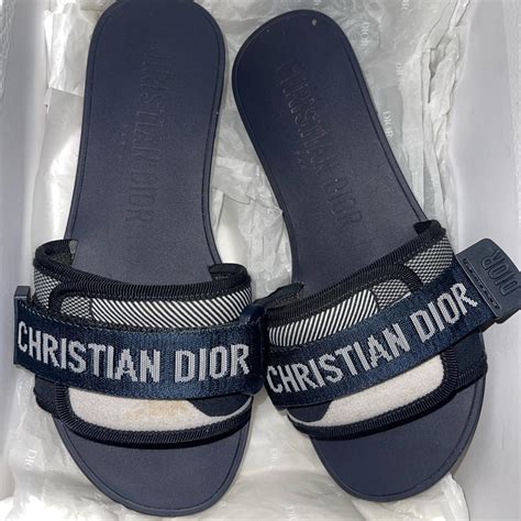 white christian dior slides|christian dior slides cheap.